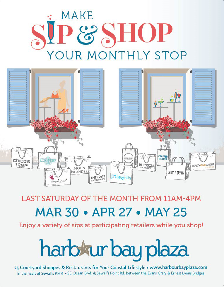Last Saturday of the Month Sip and Shop