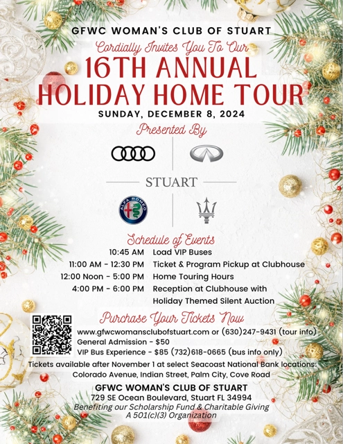 GFWC Woman's Club of Stuart Holiday Home Tour